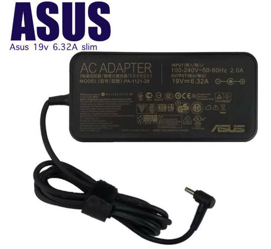 تصویر  شارژر لپتاپ ایسوس Asus 19v 6.32A Slim